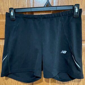 NEW BALANCE Women's XL Black Lightning Dry Athletic Yoga Sports Stretch Shorts